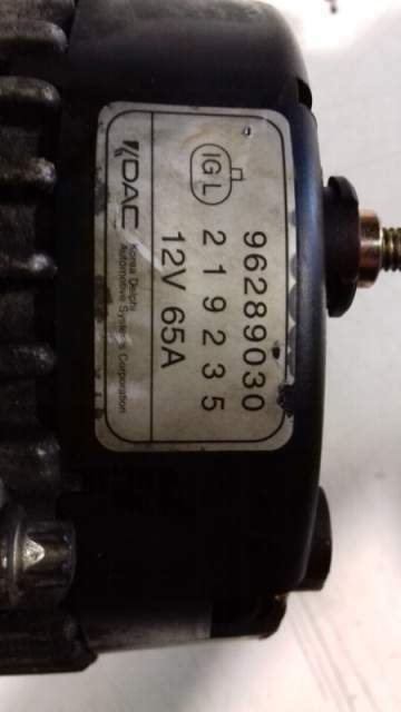 Alternatore Daewoo Matiz 1.0 benzina - 96289030