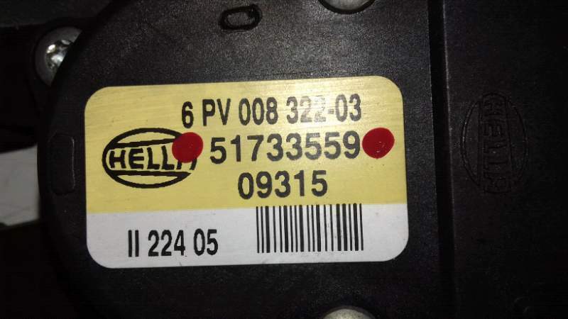 Pedale acceleratore Fiat Croma 2.4 MJ 5 porte del 2006