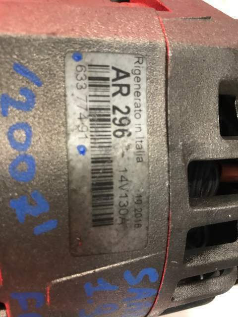 ALTERNATORE SAAB 93 1.9 CDTI &quot;2007&quot; 63377491 ALT213