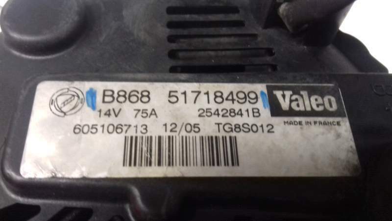 Alternatore Fiat Punto Van 1.3 MJ &quot;2005&quot; B86851718499 ALT220