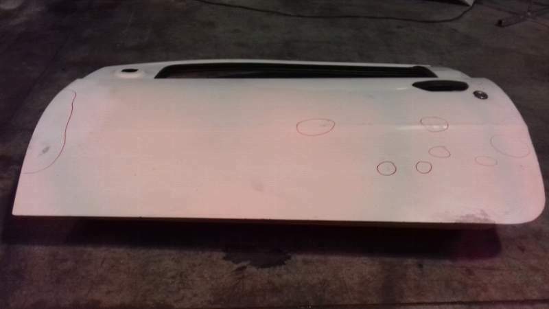 Portiera anteriore sinistra Fiat Punto Van 1.3 MJ &quot;2006&quot; 3 porte