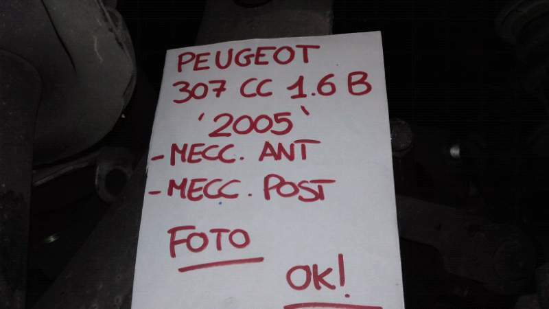 Meccanica completa PEUGEOT 307 CC 1.6 BENZINA &quot;2005&quot; MECC049