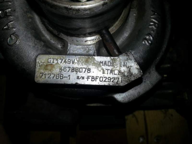 Turbina alfa-lancia-fiat 1.9 jtd - 712766-1