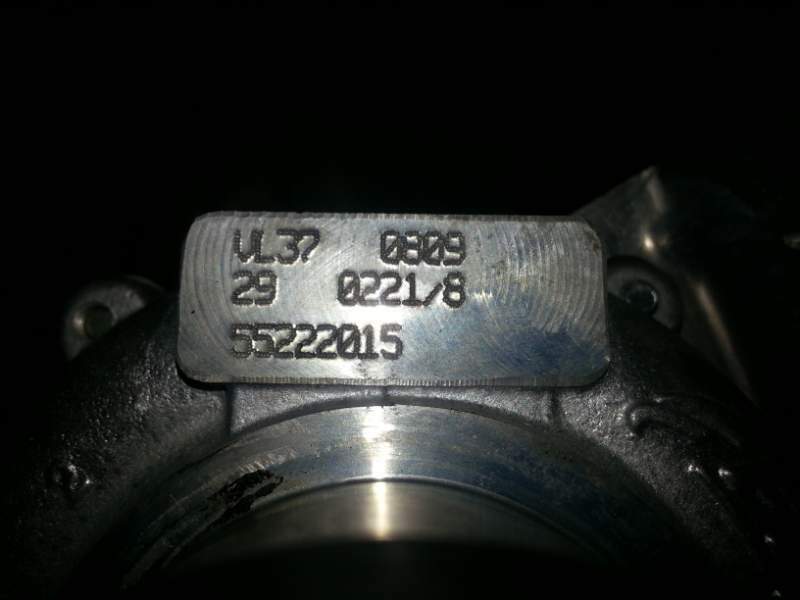 Turbina alfa romeo mito 1.4 TJET 55222015