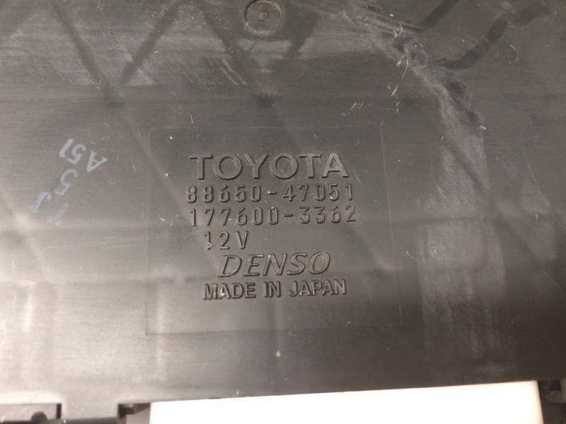 Centralina clima TOYOTA PRIUS  2007  - CEVU439 8865047051