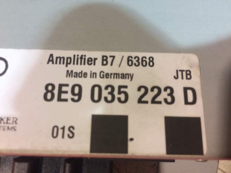 Amplificatore AUDI A4 SW 2.0tdi &quot;2006&quot; 8E9035223D - CEVU479