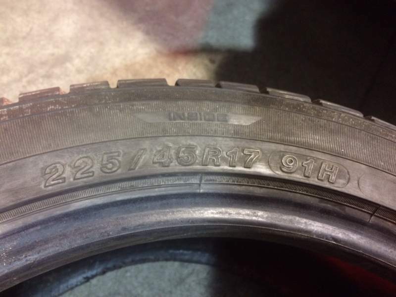 Gomme n.4 M+S YOKOHAMA W-DRIVE 225/45 R17 - GOMMUS098