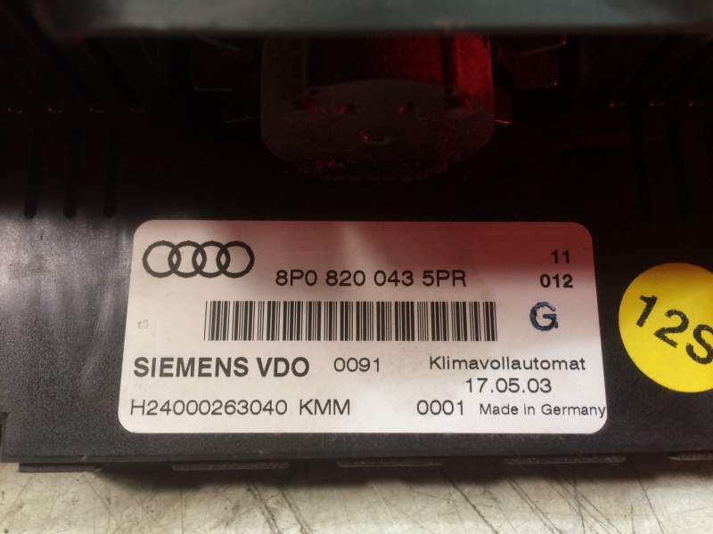 Comandi clima AUDI A3 2.0TDI 3p &quot;2007&quot; - PULS582