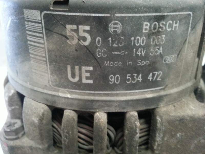 Alternatore Opel 1.0 cod bosch 0123100003 55A