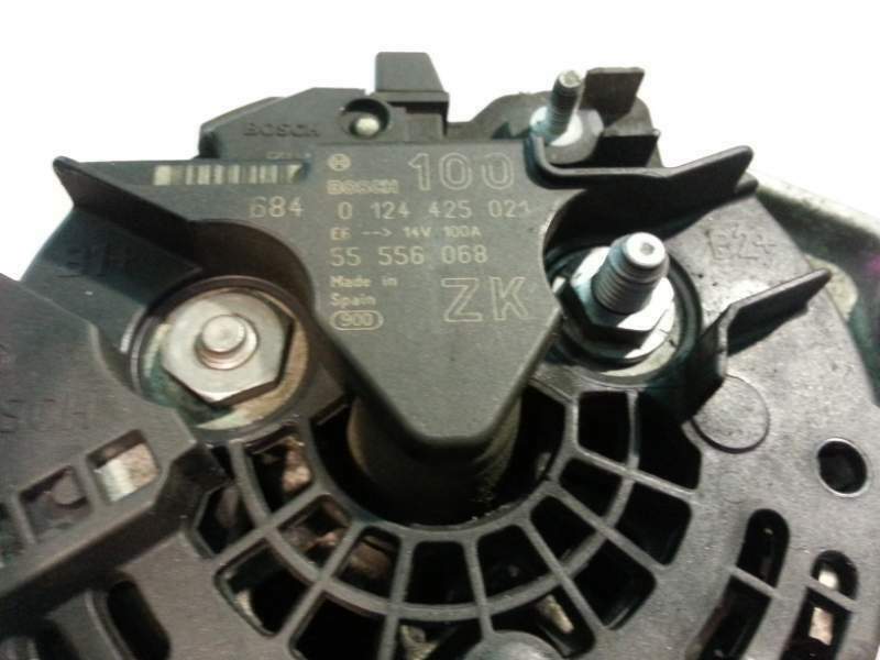 Alternatore Opel meriva 1.4 Z14XEP cod 0124425021 100A