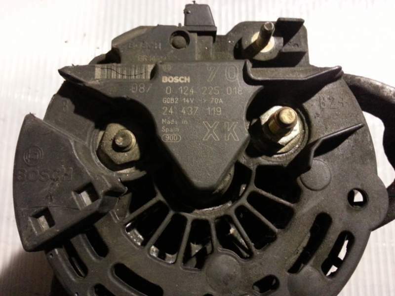 Alternatore Opel corsa 1.0 3cilindri cod bosch 0124225018 70A