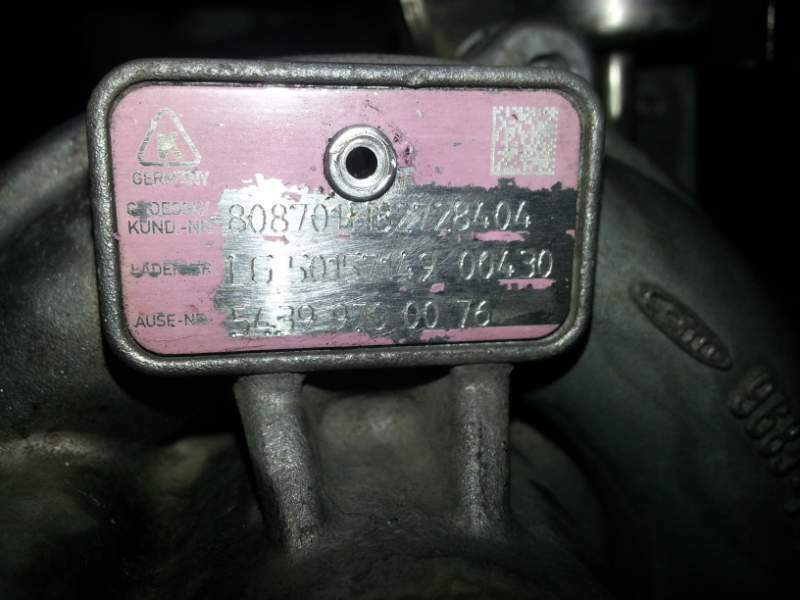 Turbina renault 1.5 DCI - 54399700076