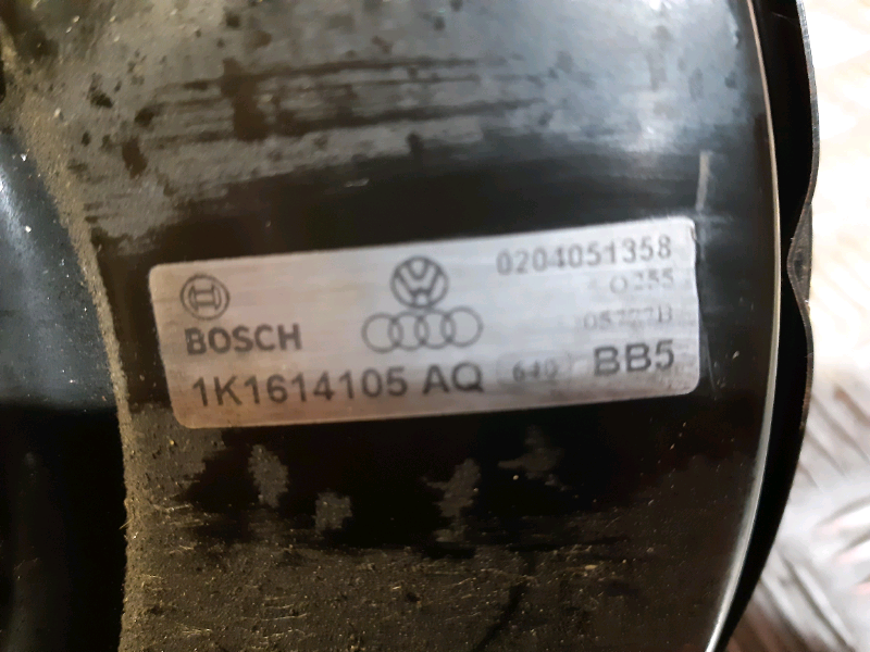 Servofreno Vw golf 5 1.9 tdi 2007 SEF156 1K1614105AQ