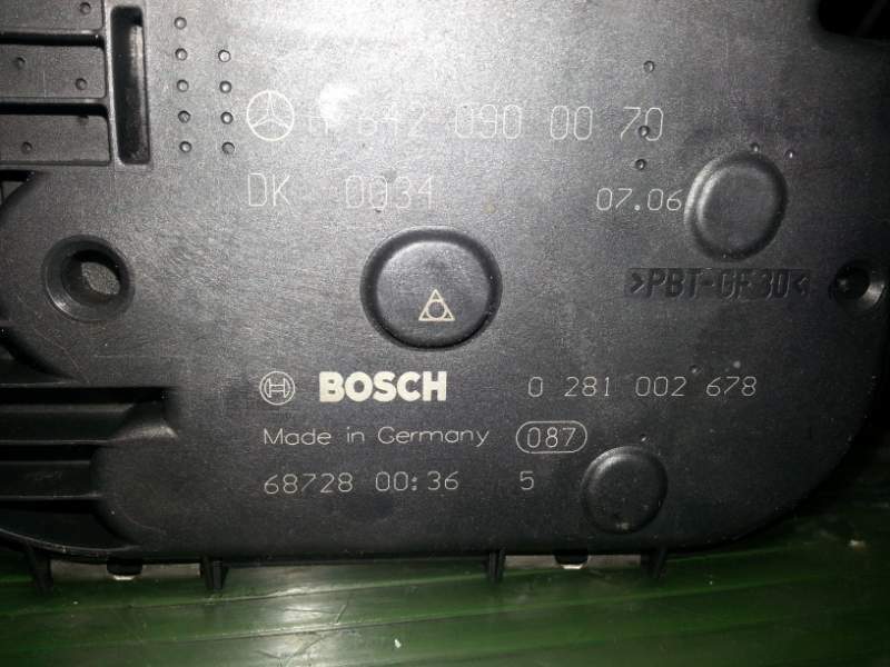 Corpo farfallato m.b. 320 CDI BOSCH 0281002678