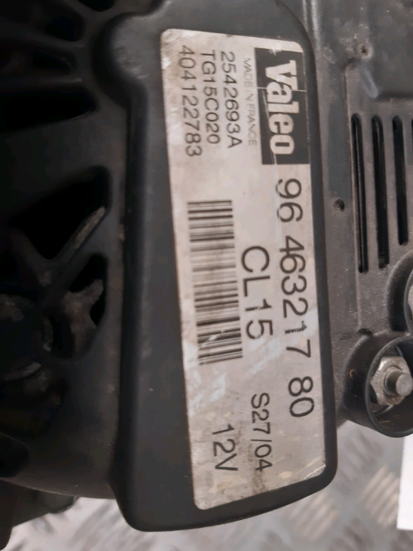 Alternatore Peugeot expert 2.0hdi ALT463 9646321780