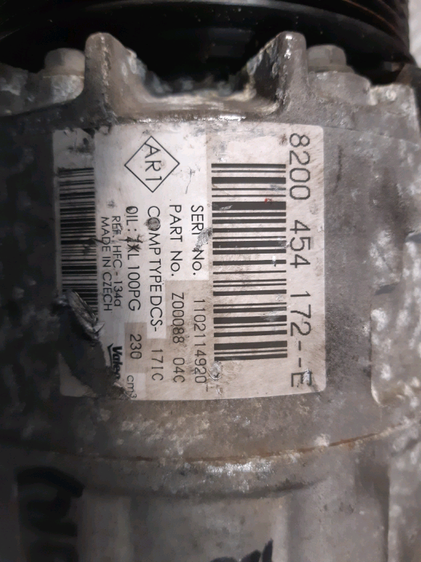 Compressore clima Renault 2.0dci COMU412 8200454172E