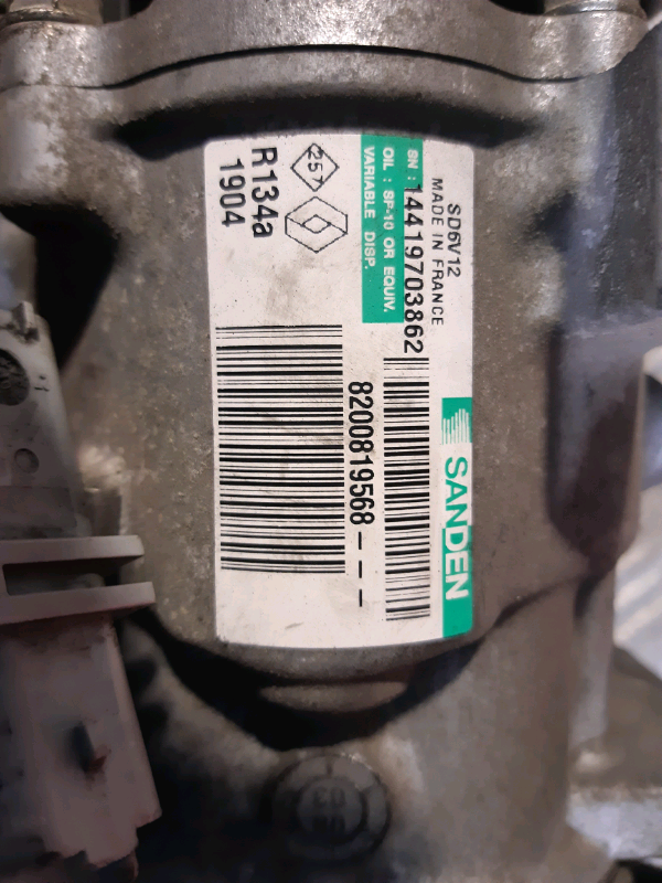 Compressore clima Renault modus 1.2b COMU430 8200819568