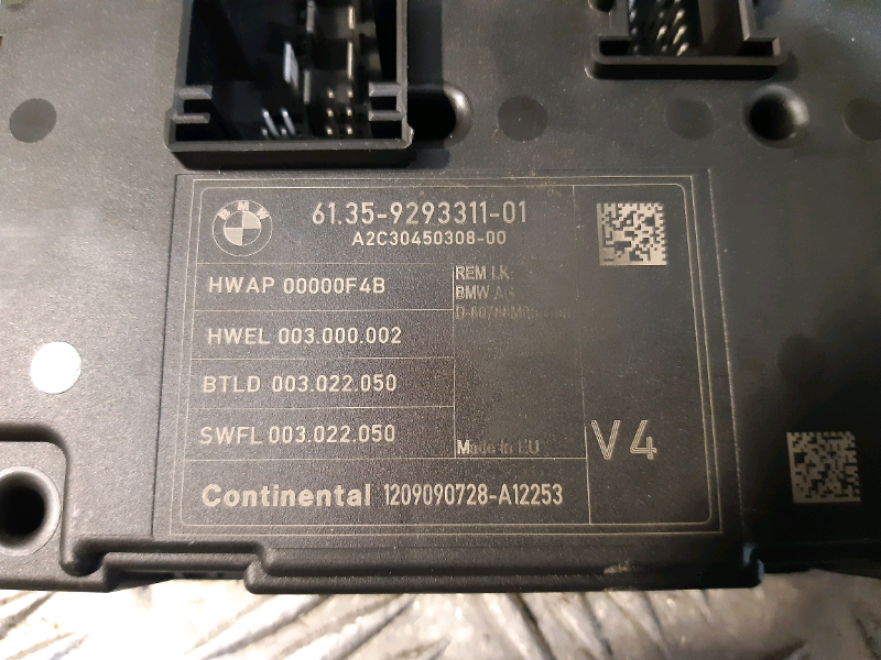 Centralina body computer BMW 116d 2013 CEVU668 9293311-01