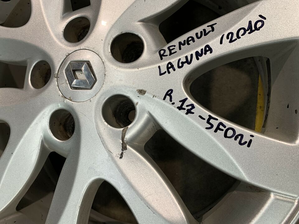 Cerchi in lega Renault laguna &quot;2010&quot; R.17 / 5 FORI 7JX17S47