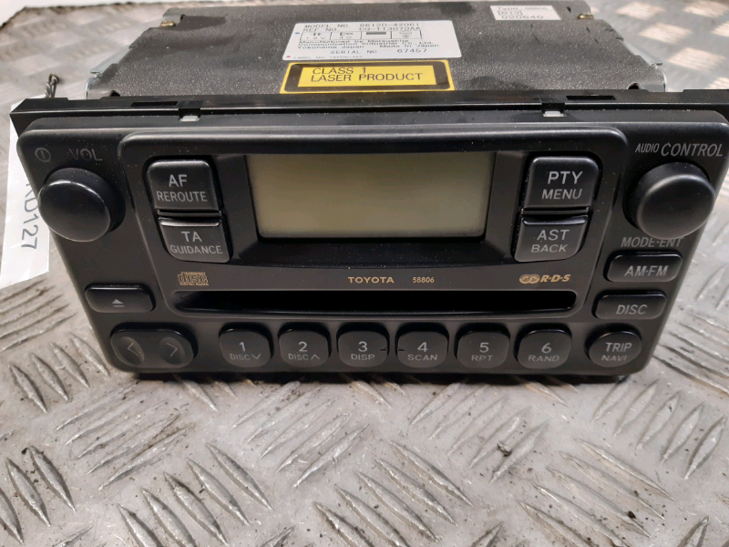 Autoradio CD Toyota rav 4 2.0td 2003 AUTRD127 86120-42061