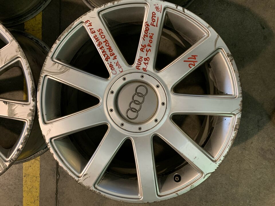 CERCHI IN LEGA AUDI A6 &quot;2007&quot; R.18 - 5 fori 4e0601025