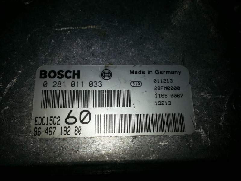 Centralina lancia phedra 2.2 JTD BOSCH 0281011033