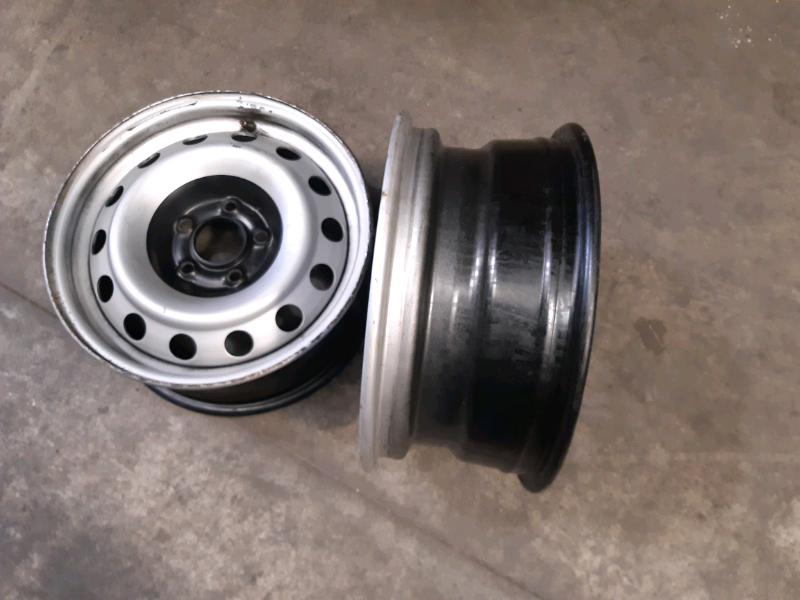 N.2 cerchi in ferro usati 15&quot; Vw/Audi 6,5J1515H2 ET38