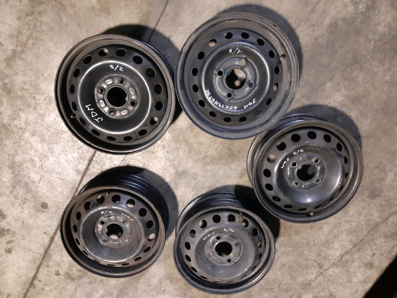 N.5 cerchi in ferro Microcar JDM 13&quot; 4jx13hET32