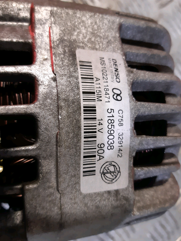 Alternatore usato Fiat 500 1.2b 2009 ALT652 51859036