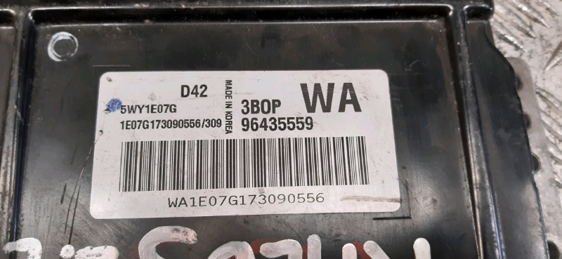 Centralina motore Daewoo kalos 1.2 b CT309 96435559