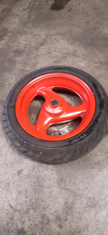 N&#039;1 cerchio + copertone + disco freno anterio MAXXIS 120/70-20 PLS1580