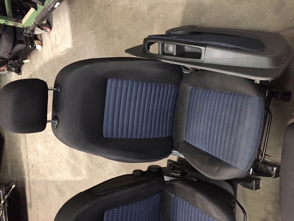 Interno completo di pannelli in tessuto nero blu FIAT QUBO 1.3MJ 2013