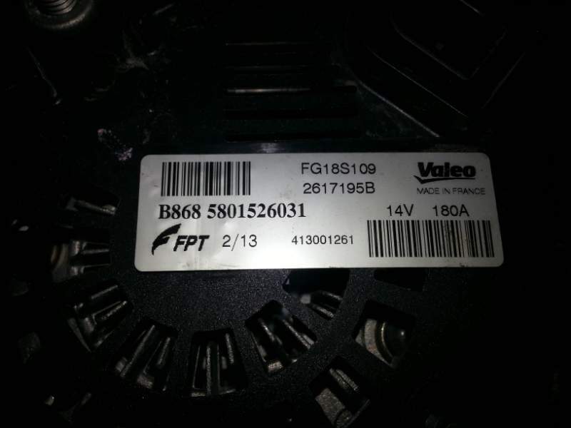 Alternatore Km 0 Fiat ducato 2.3 mjet cod 2617195B