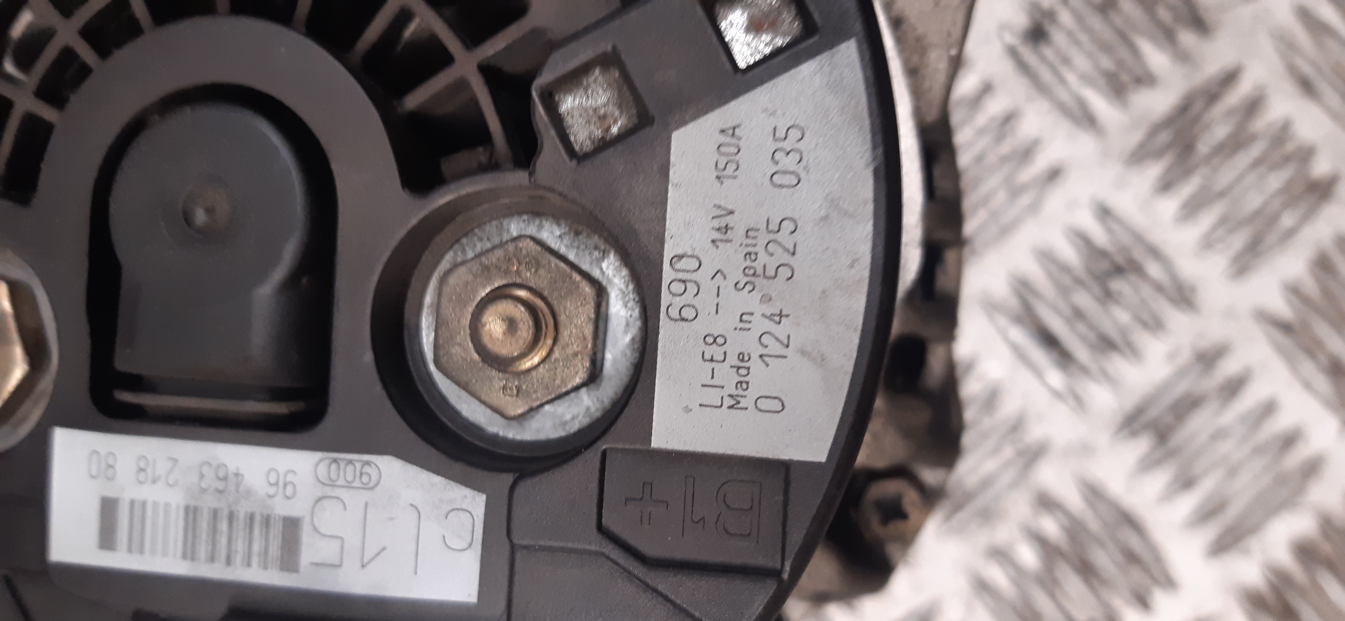 Alternatore Citroen C4 1.6HDI 9HX 0124525035 ALT733