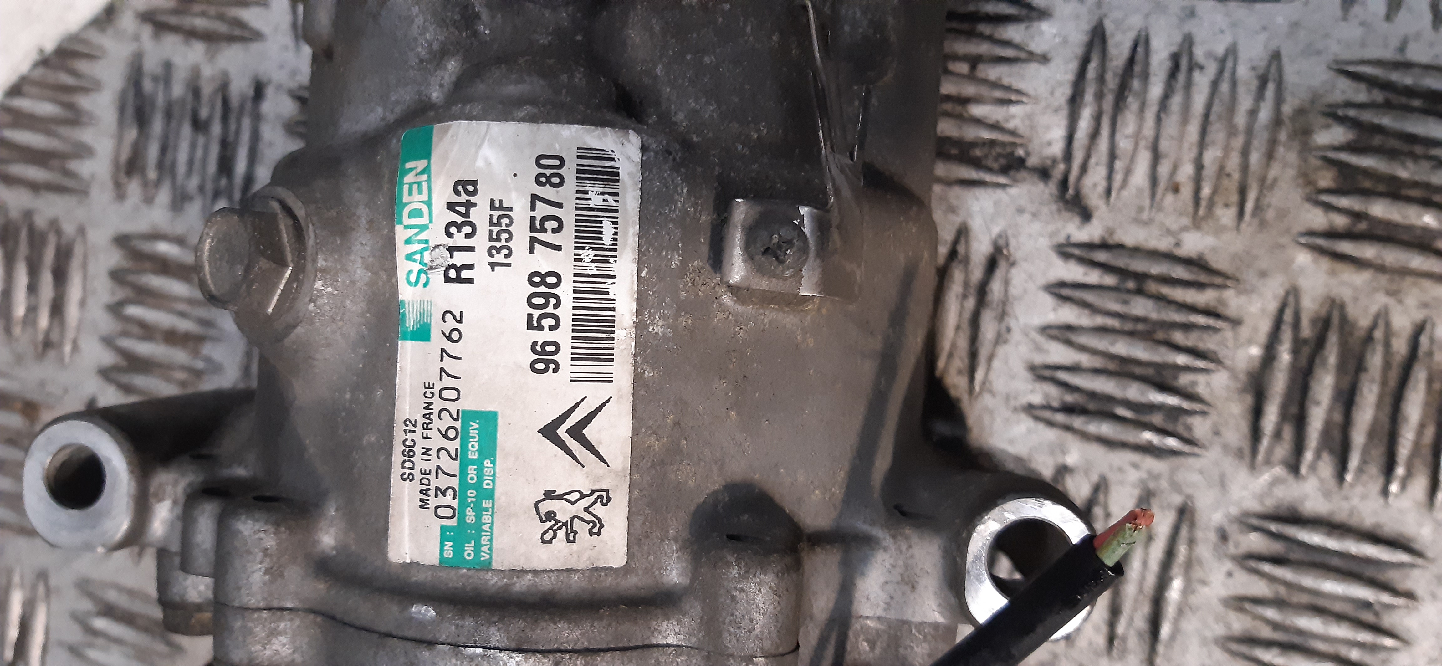 Compressore clima Peugeot 207 1.4B 2012 8FS 9659875780 COMU709