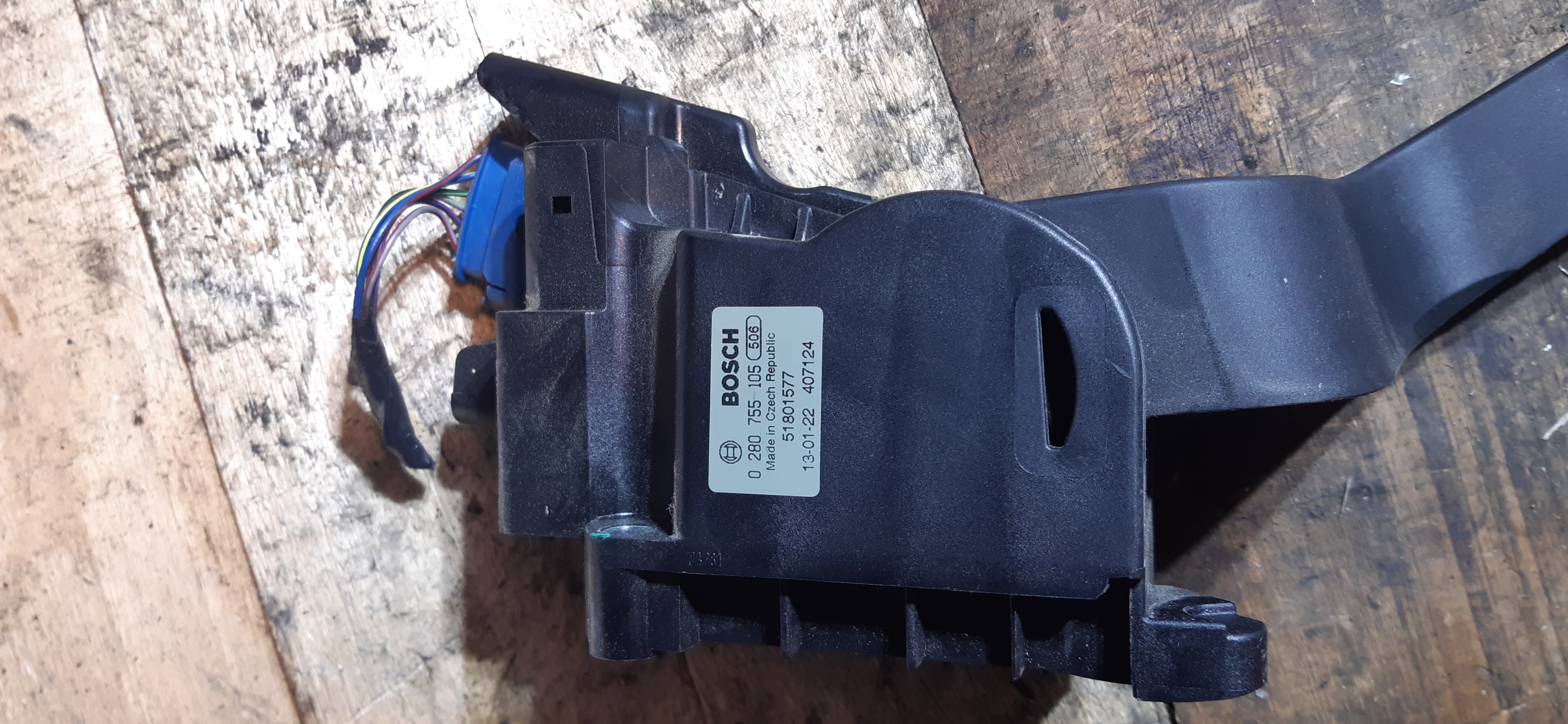 Pedale acceleratore Fiat Fiorino 1.3MJ 2013 0280755105 PEDAU323