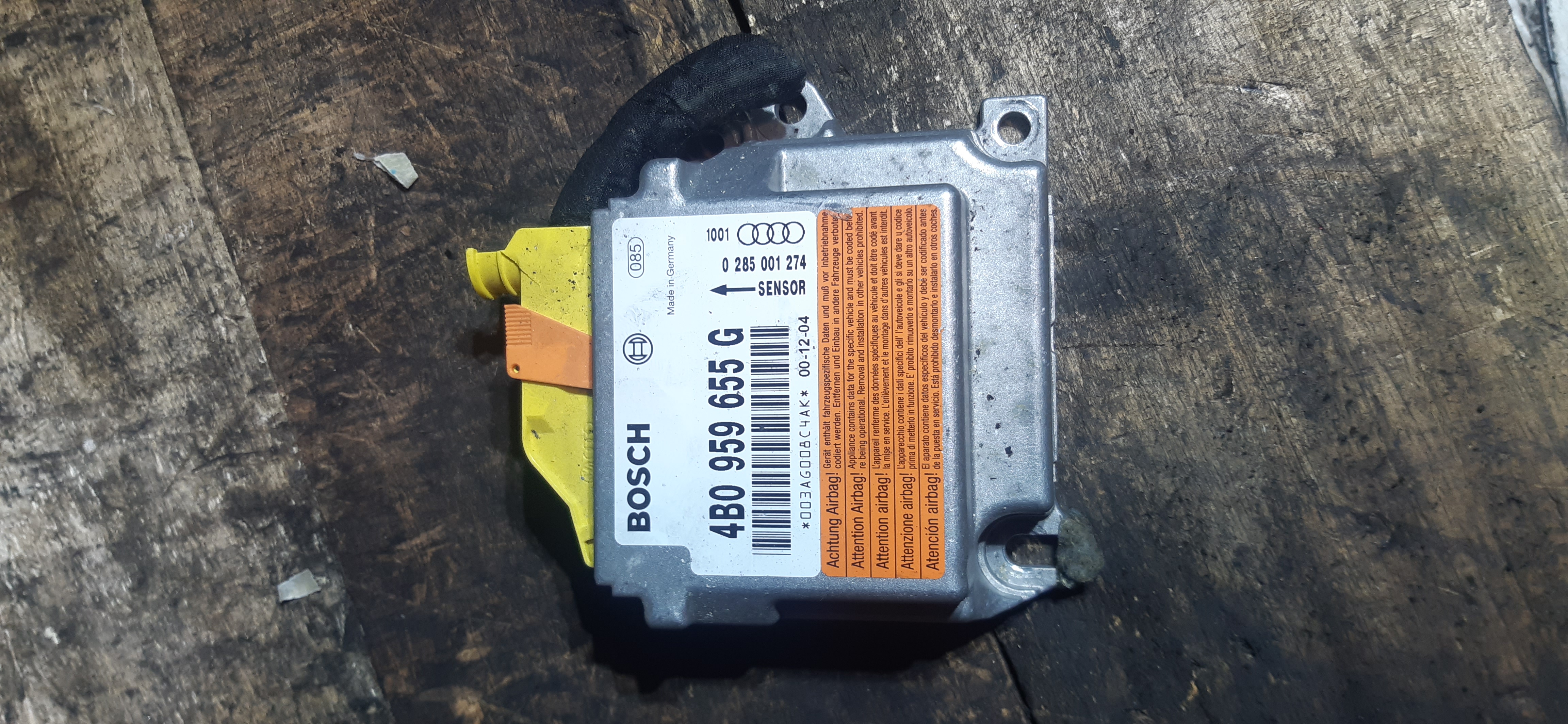 Centralina Airbag Audi A6 2.8B 2001 4B0959656G AIRB1053