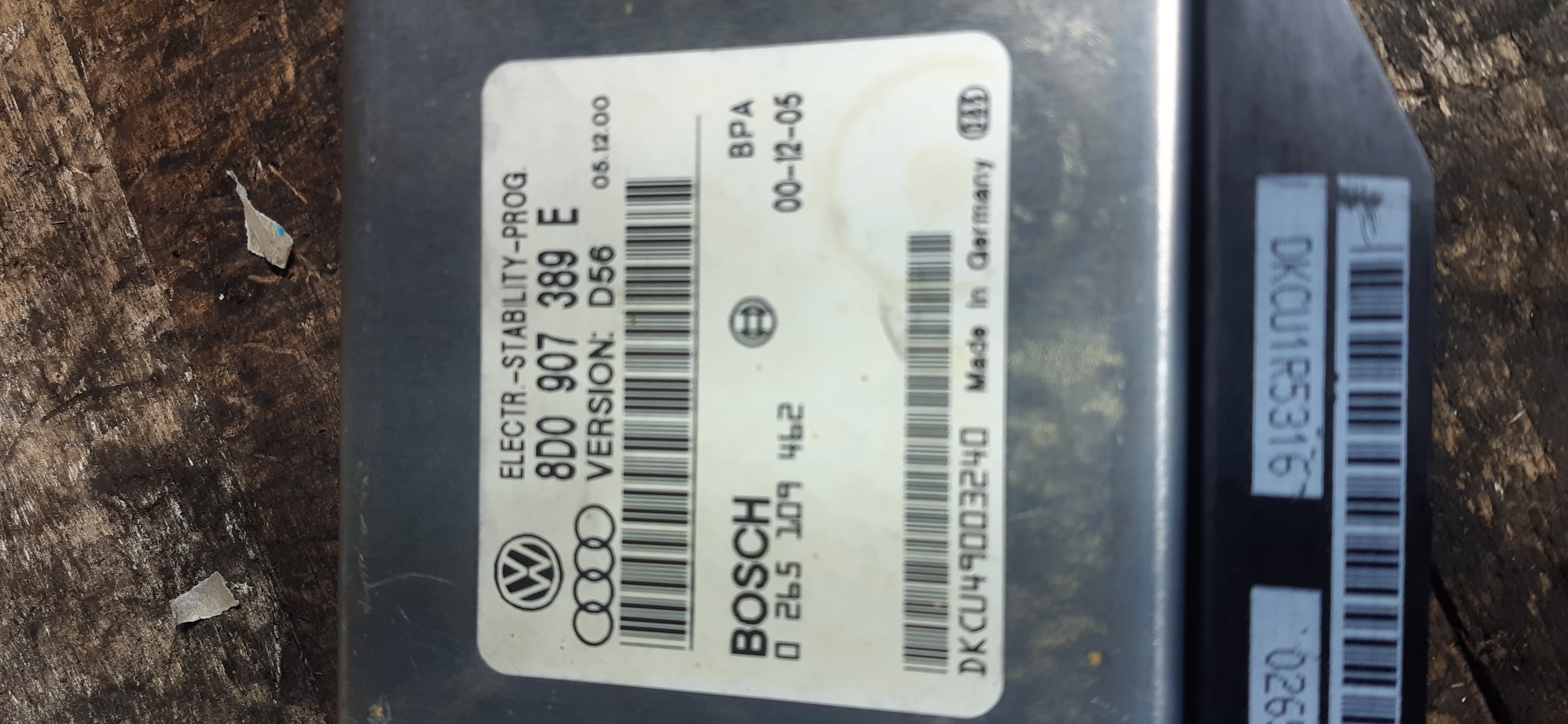 Centralina ECU Audi A6 2.8B V6 2001 AMX 0265109462 CEVU583