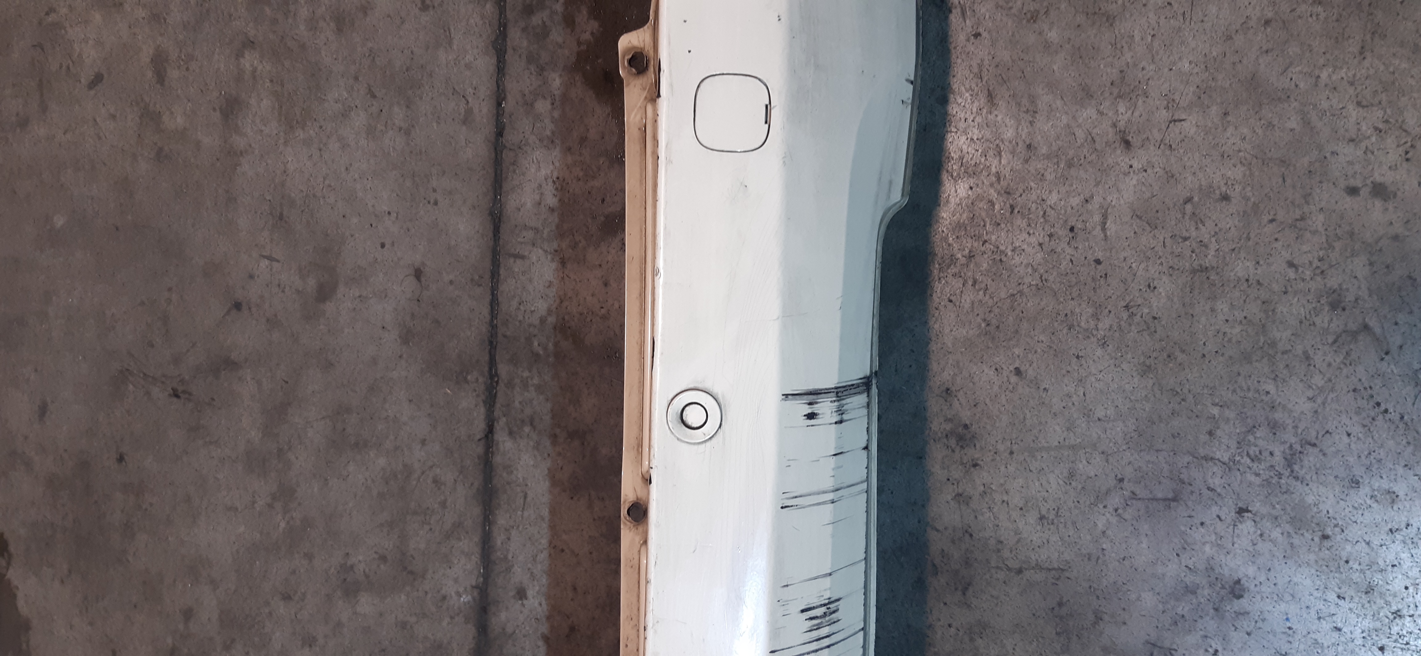 Paraurti Post Completo di sensori Fiat Qubo 1.3MJ 2013 BIANCO PANNA 