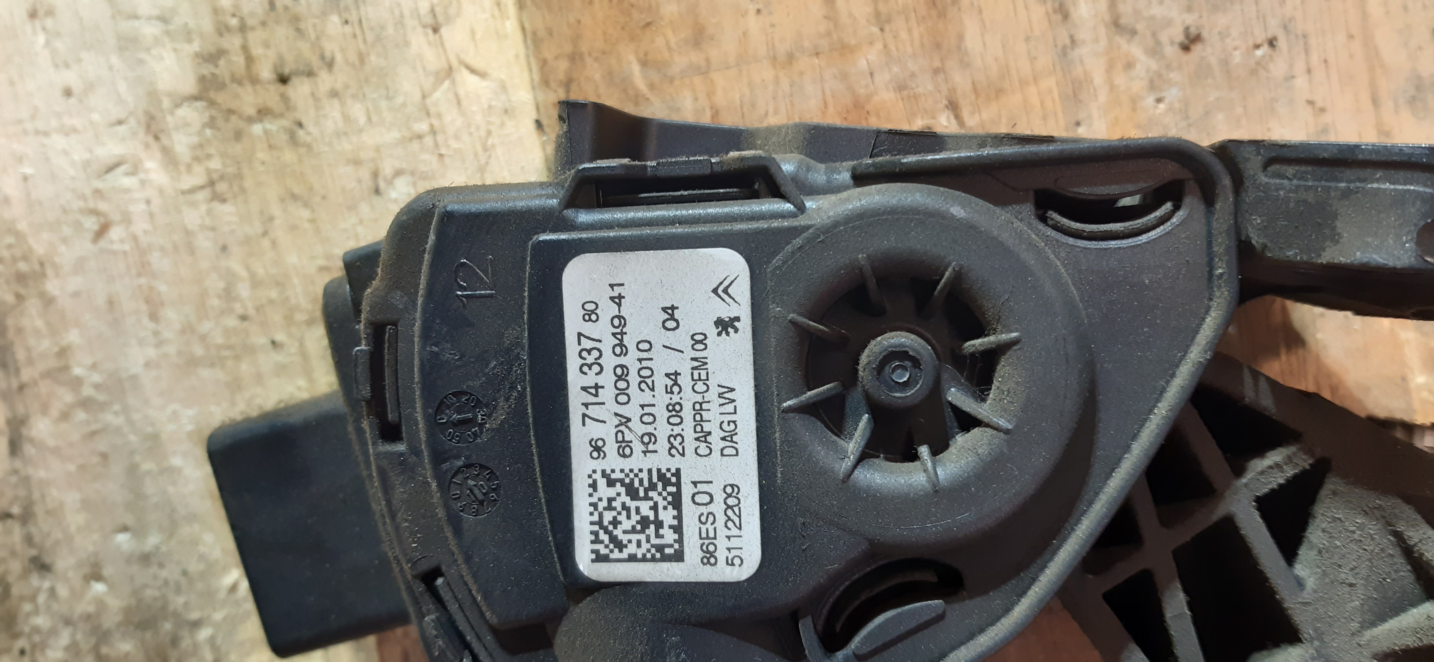 Pedale acceleratore Citroen C3 1.4B 2015 9671433780 PEDAU328