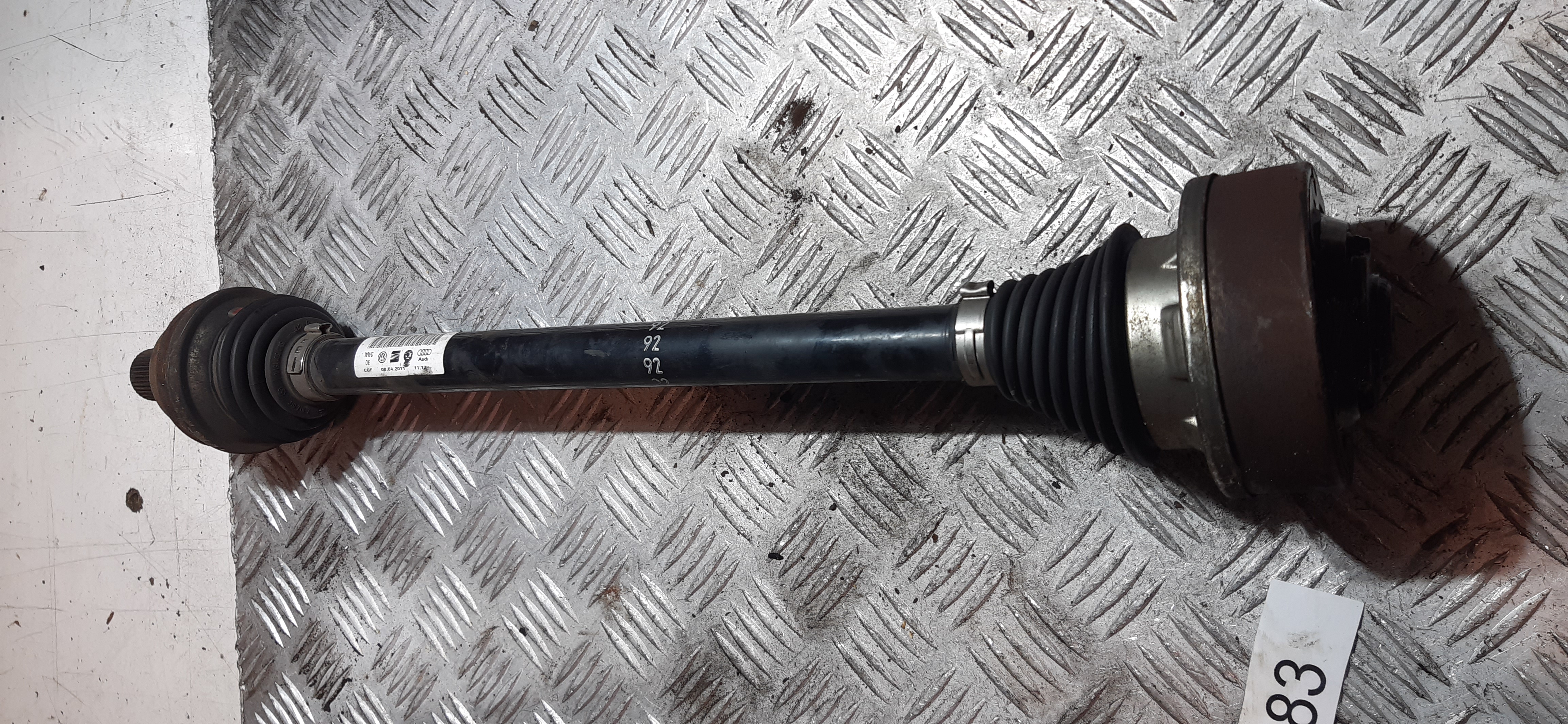 Semiasse Post SX VW Tiguan 2.0TDI 4X4 1K0501203D MECC1683