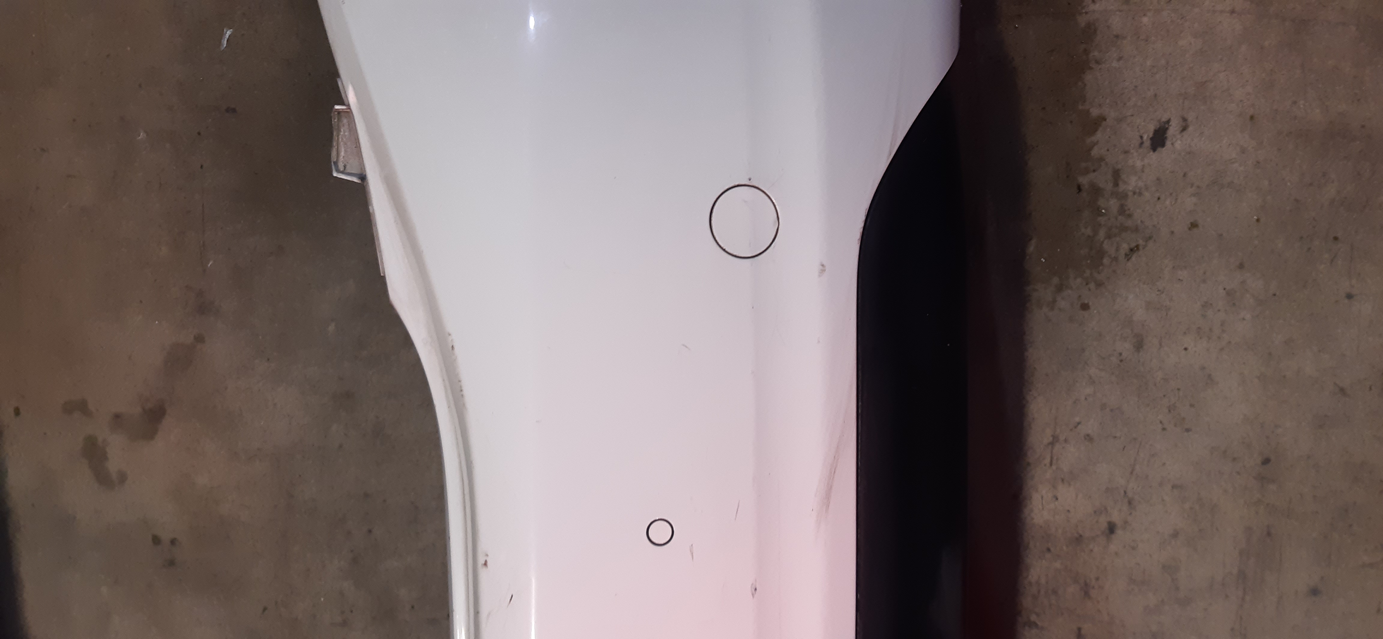 Paraurti post Completo di sensori Peugeot 208 2014 5P BIANCO 