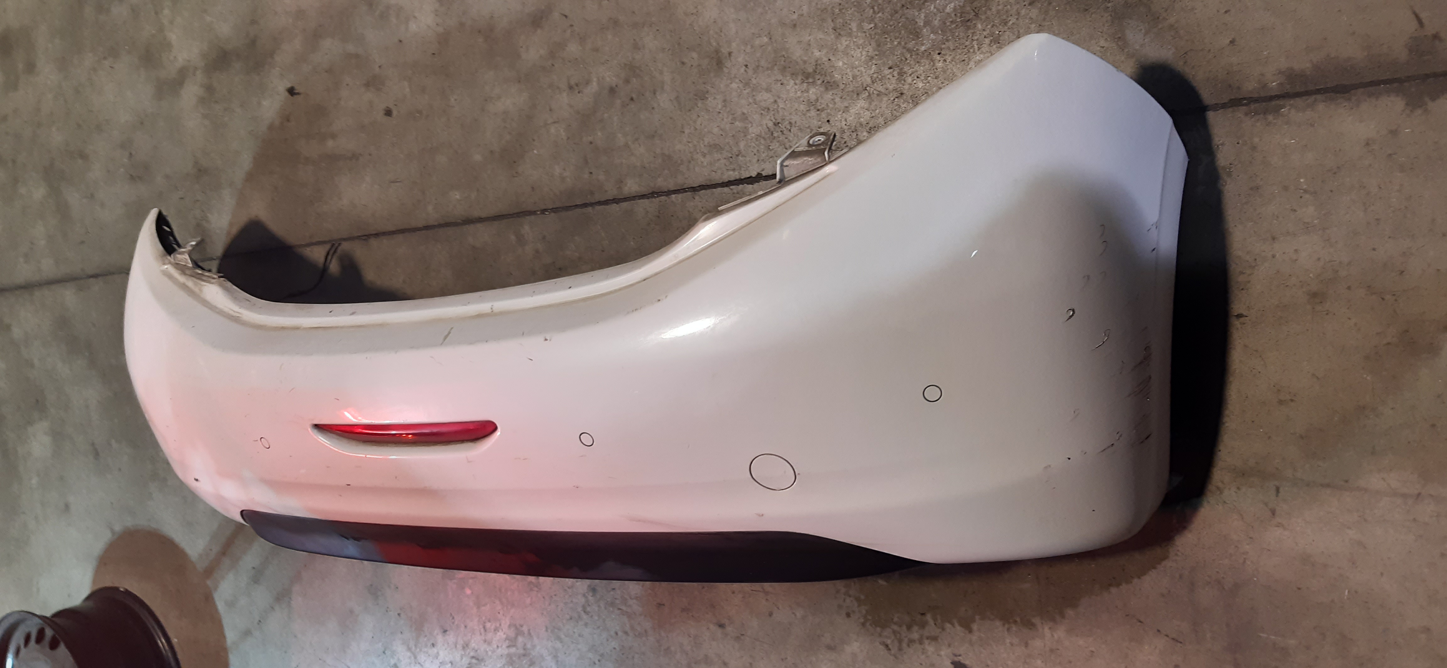 Paraurti post Completo di sensori Peugeot 208 2014 5P BIANCO 