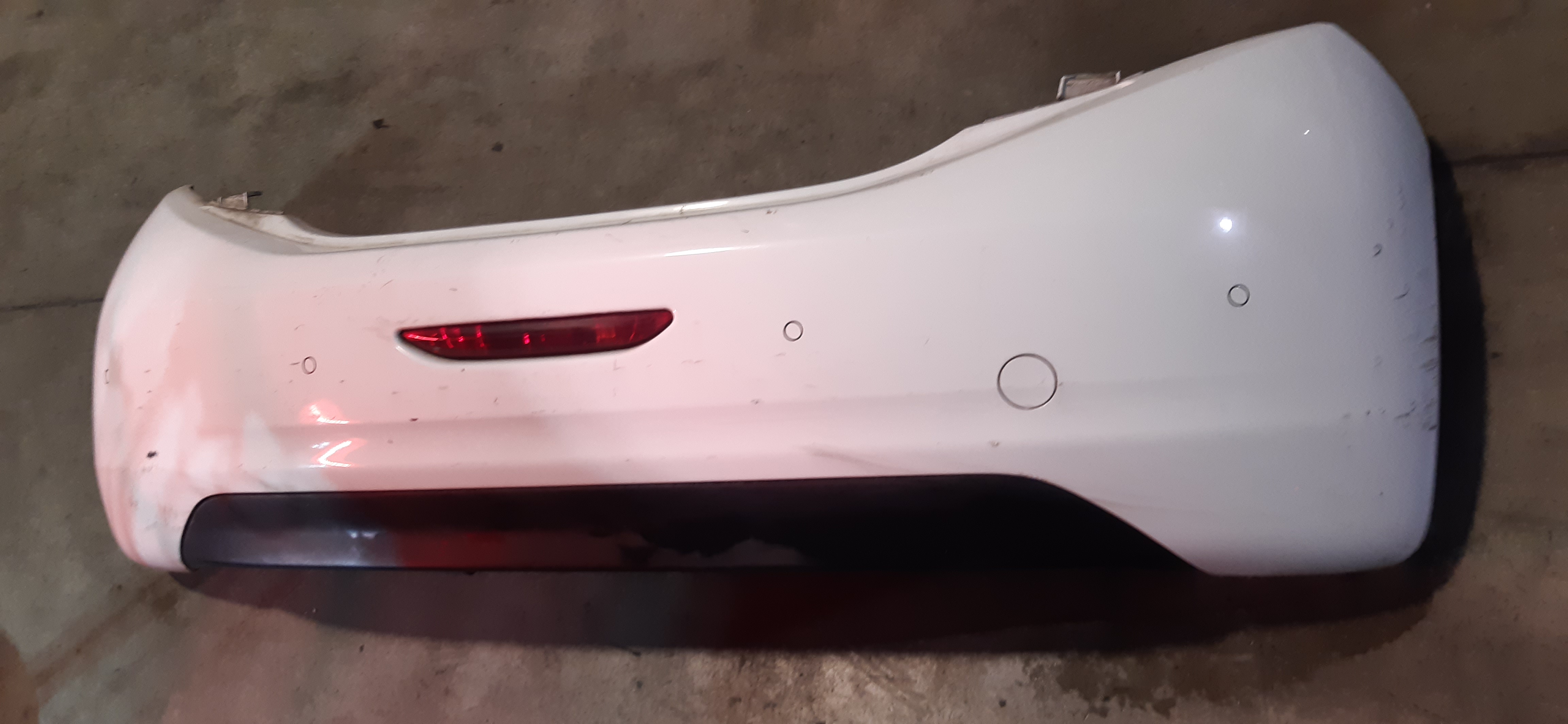 Paraurti post Completo di sensori Peugeot 208 2014 5P BIANCO 