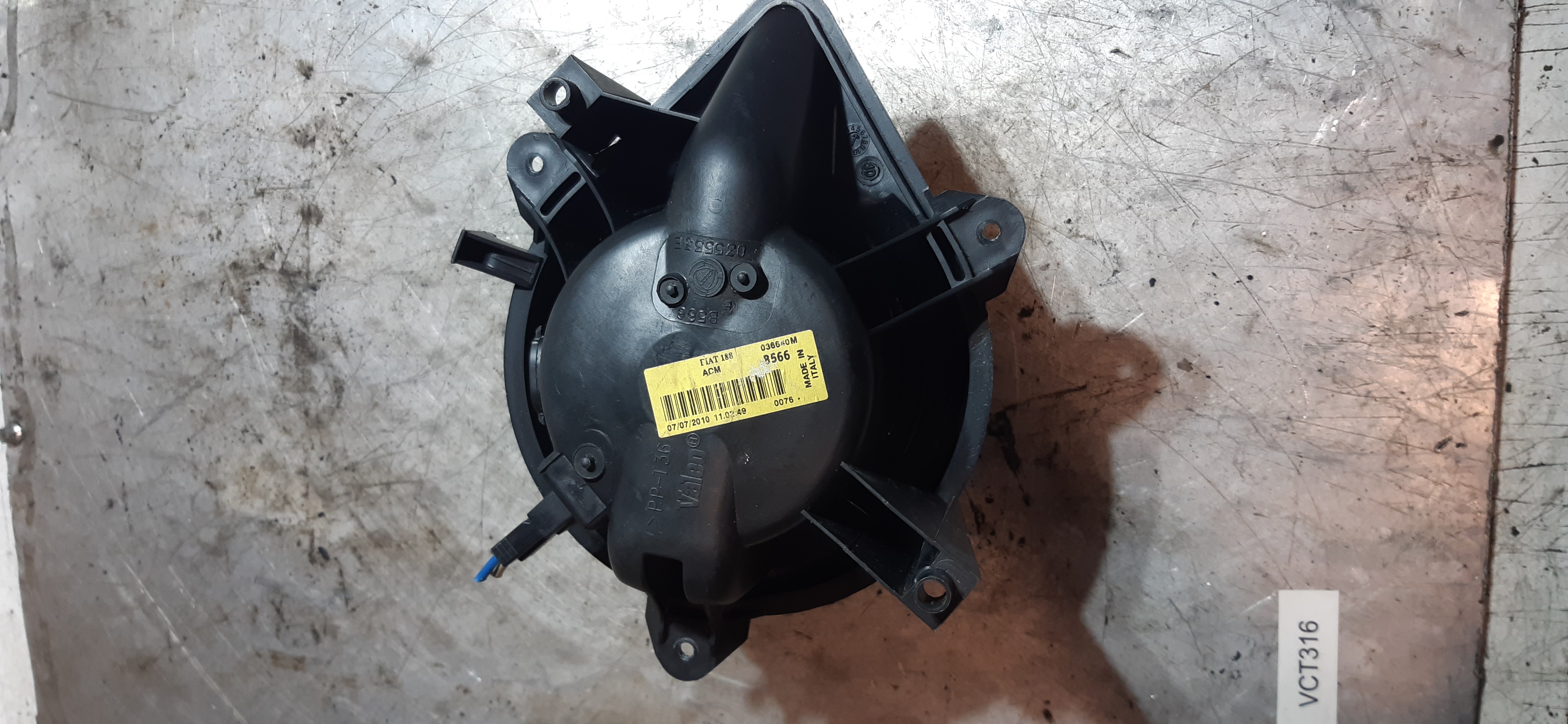 Ventola caldaietta Fiat Punto 3° Serie 1.2B 2010 188A4000 035533E VCT316