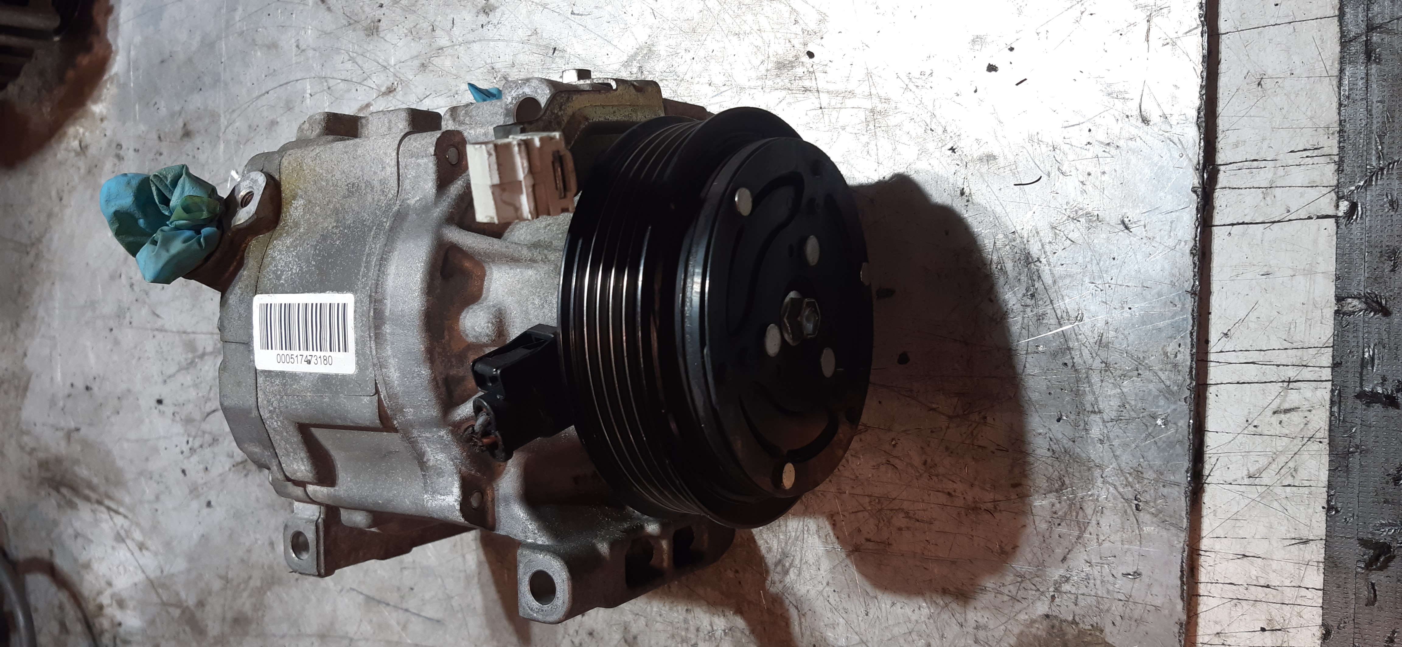 Compressore clima Fiat Punto 3° Serie 1.2B 2010 188A4000 5A7875200 COMU769