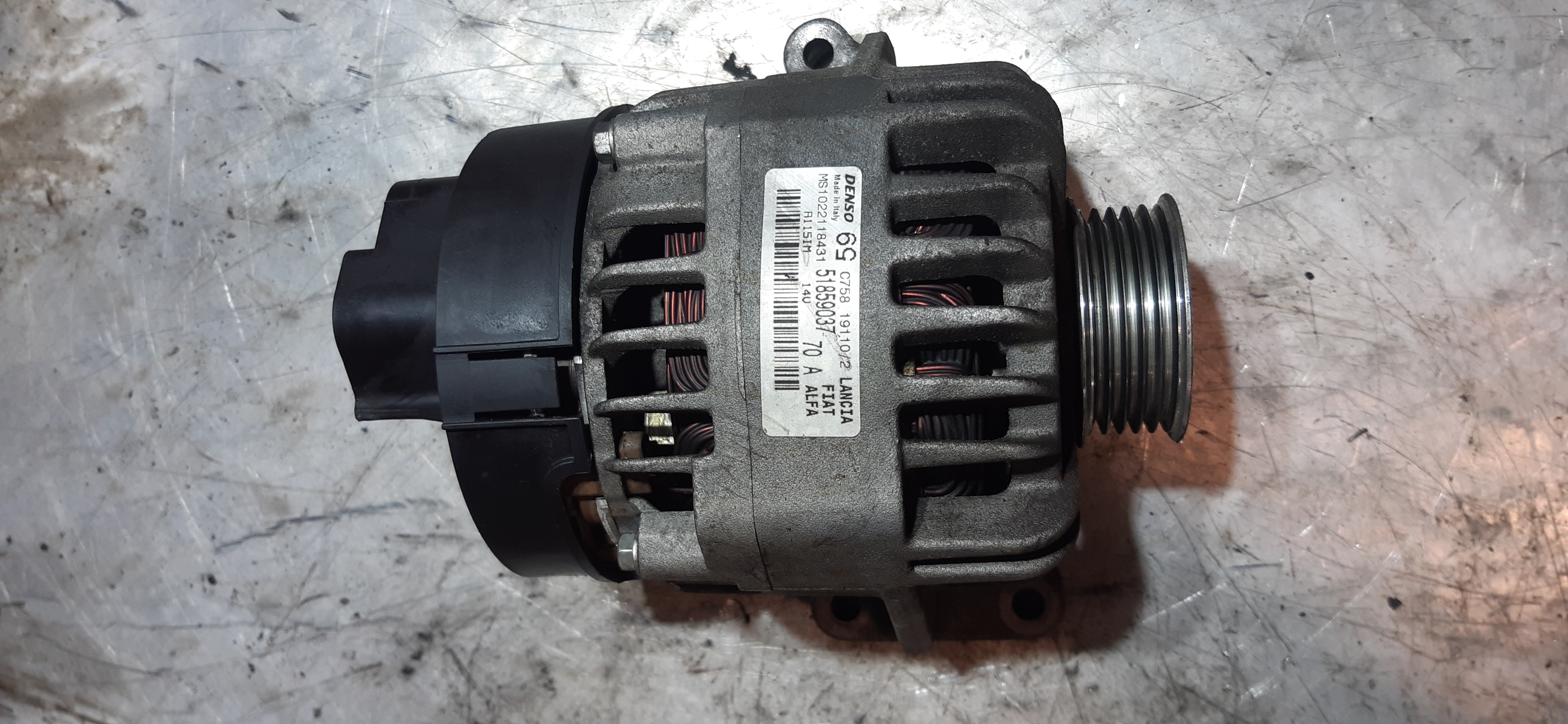 Alternatore Fiat Punto 3° Serie 1.2B 2010 188A4000 51859037 ALT799