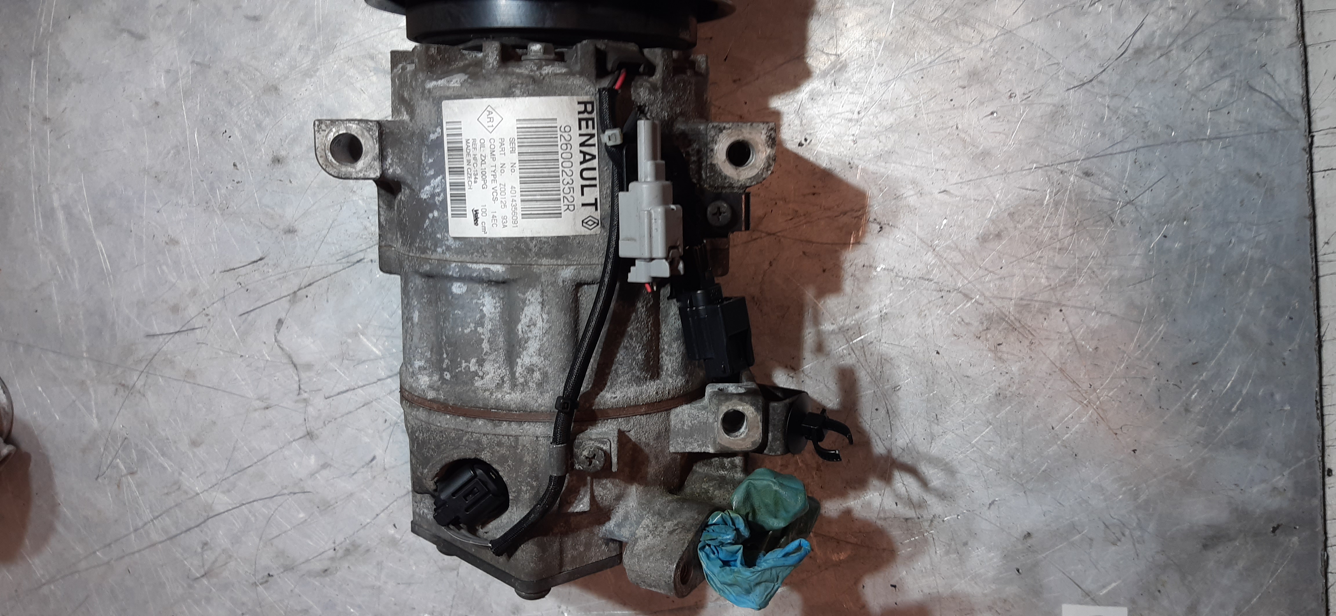 Compressore clima Renault Clio 1.5DCI 2014 5P SW K9K C6 926002352R COMU770