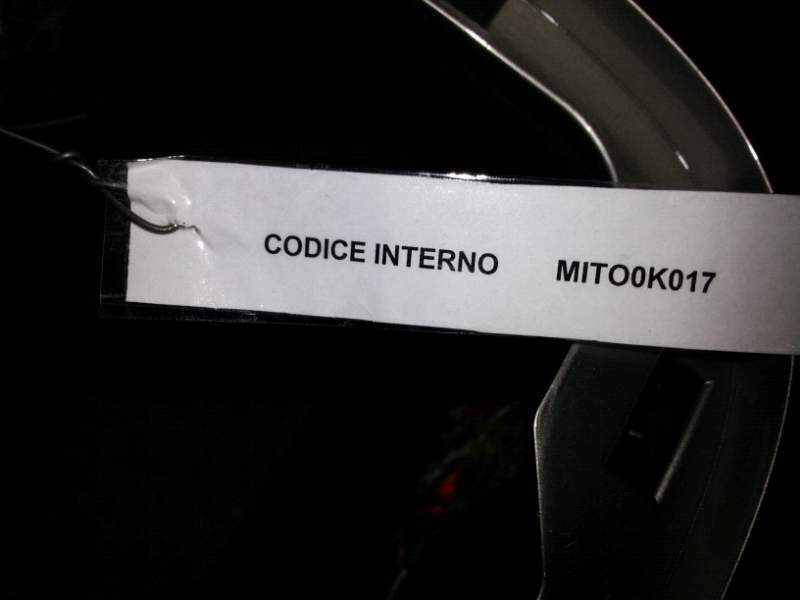 Tunnel centrale per Alfa romeo mito 2010 cod 156080682