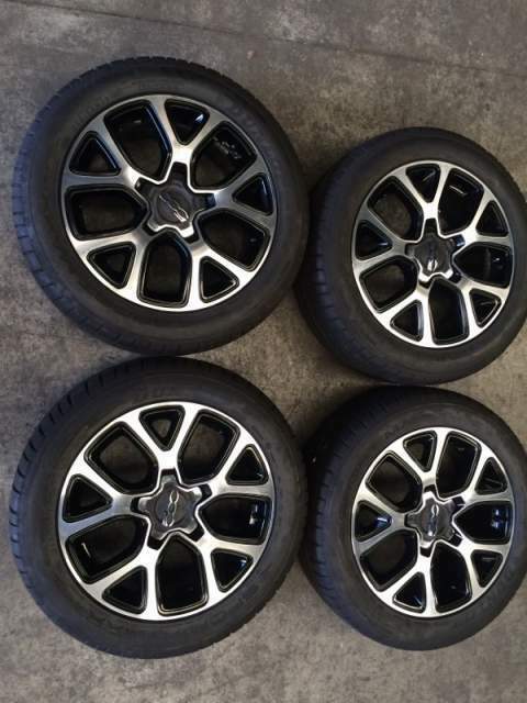 N. 4 ruote Dunlop Sportmaxx 215/55/17 94y + cerchi Fiat 500 X 4x4